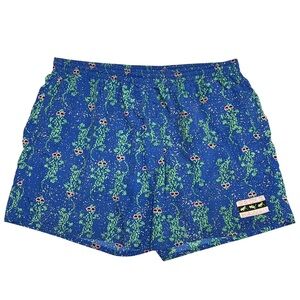 Gecko Hawaii Camo Gecko Volleys Blue Swim Shorts Unisex XL